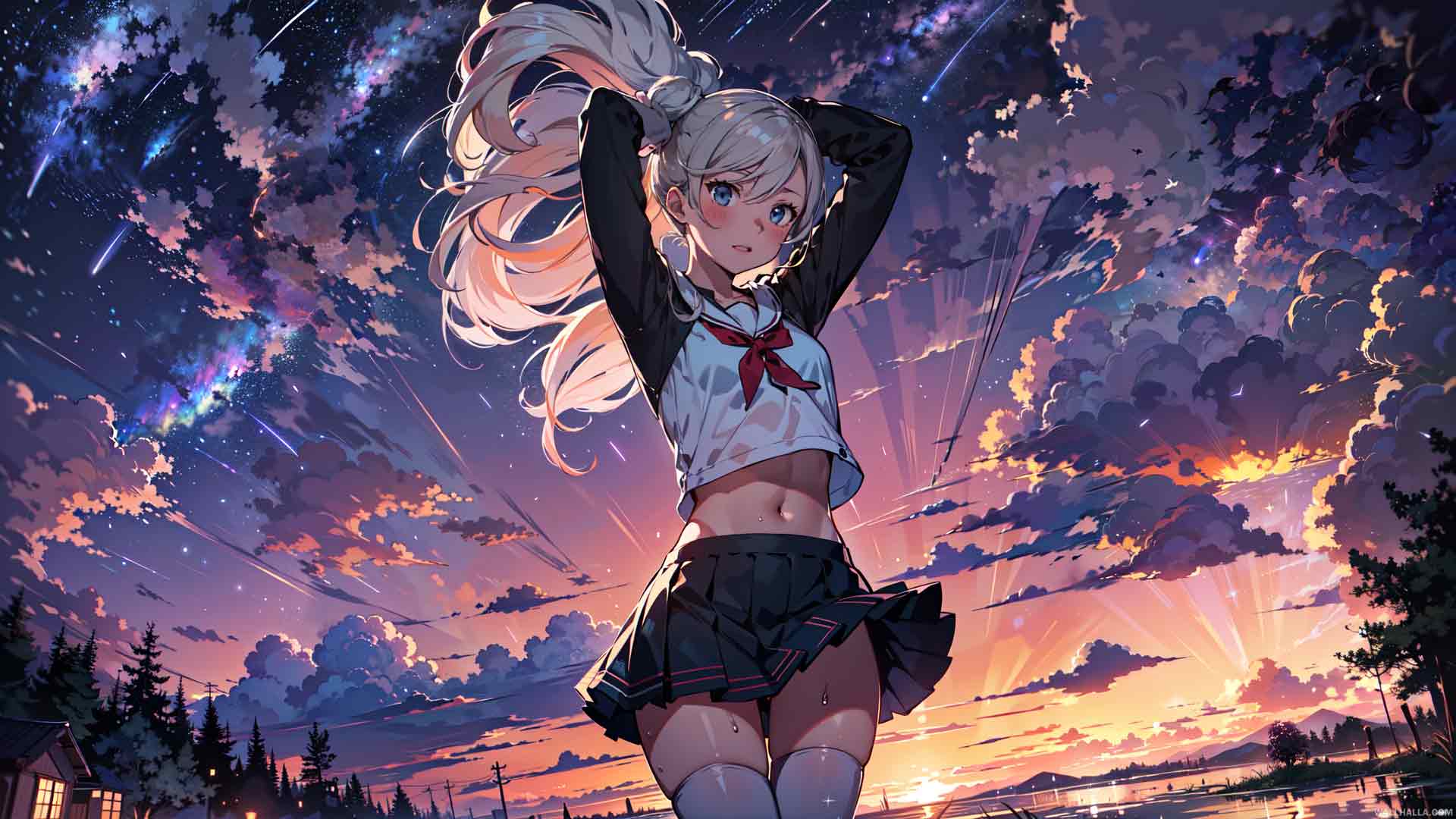 Ann Takamaki 日落