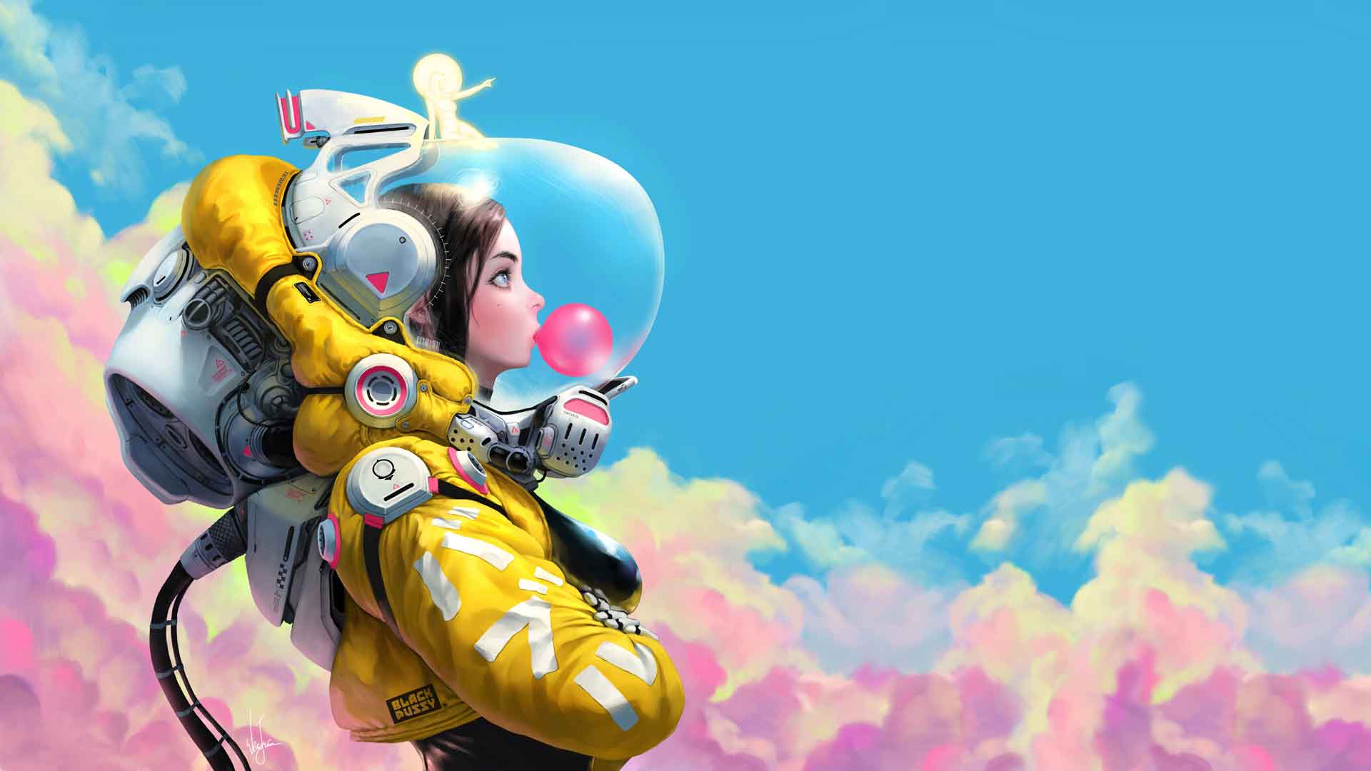 泡泡糖太空女孩