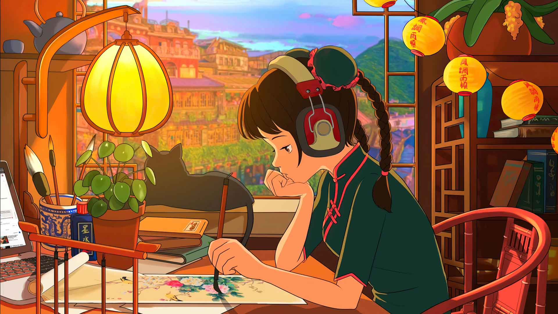 洛菲动漫女孩