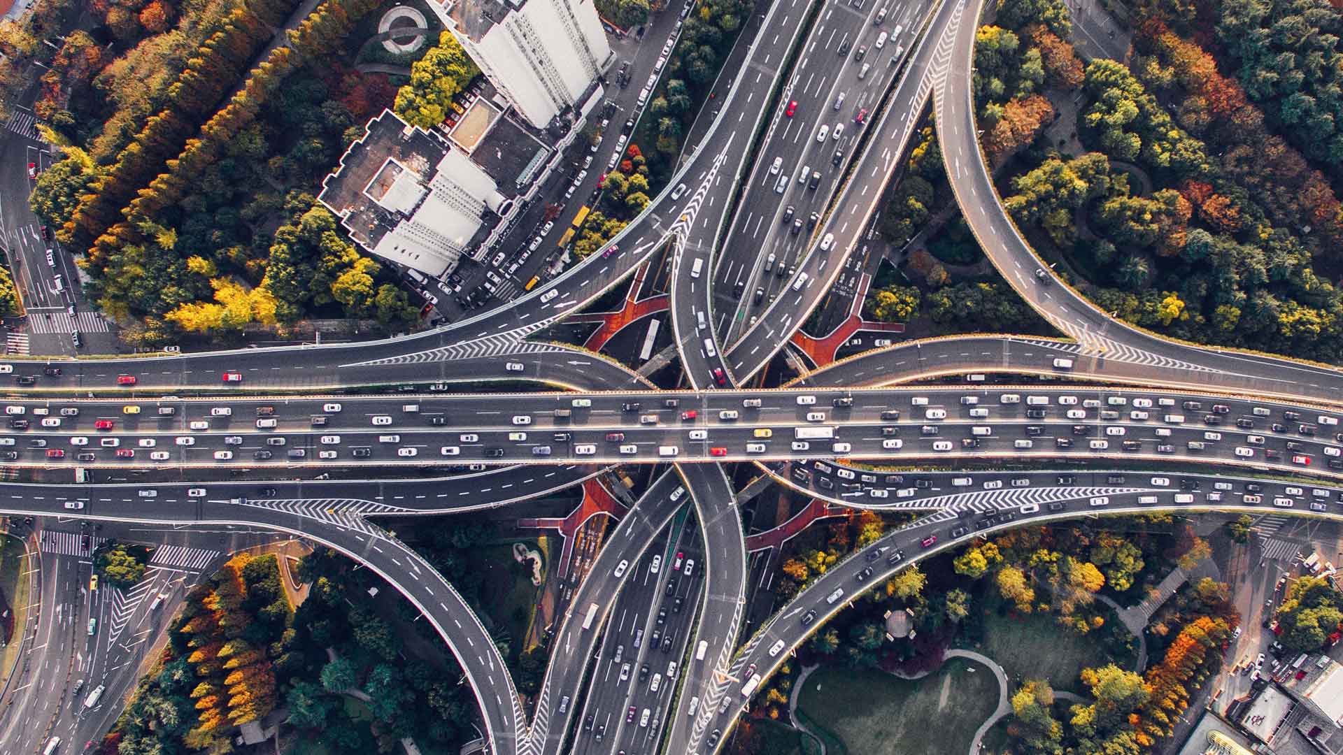 洛杉矶高速公路立交桥 4K壁纸