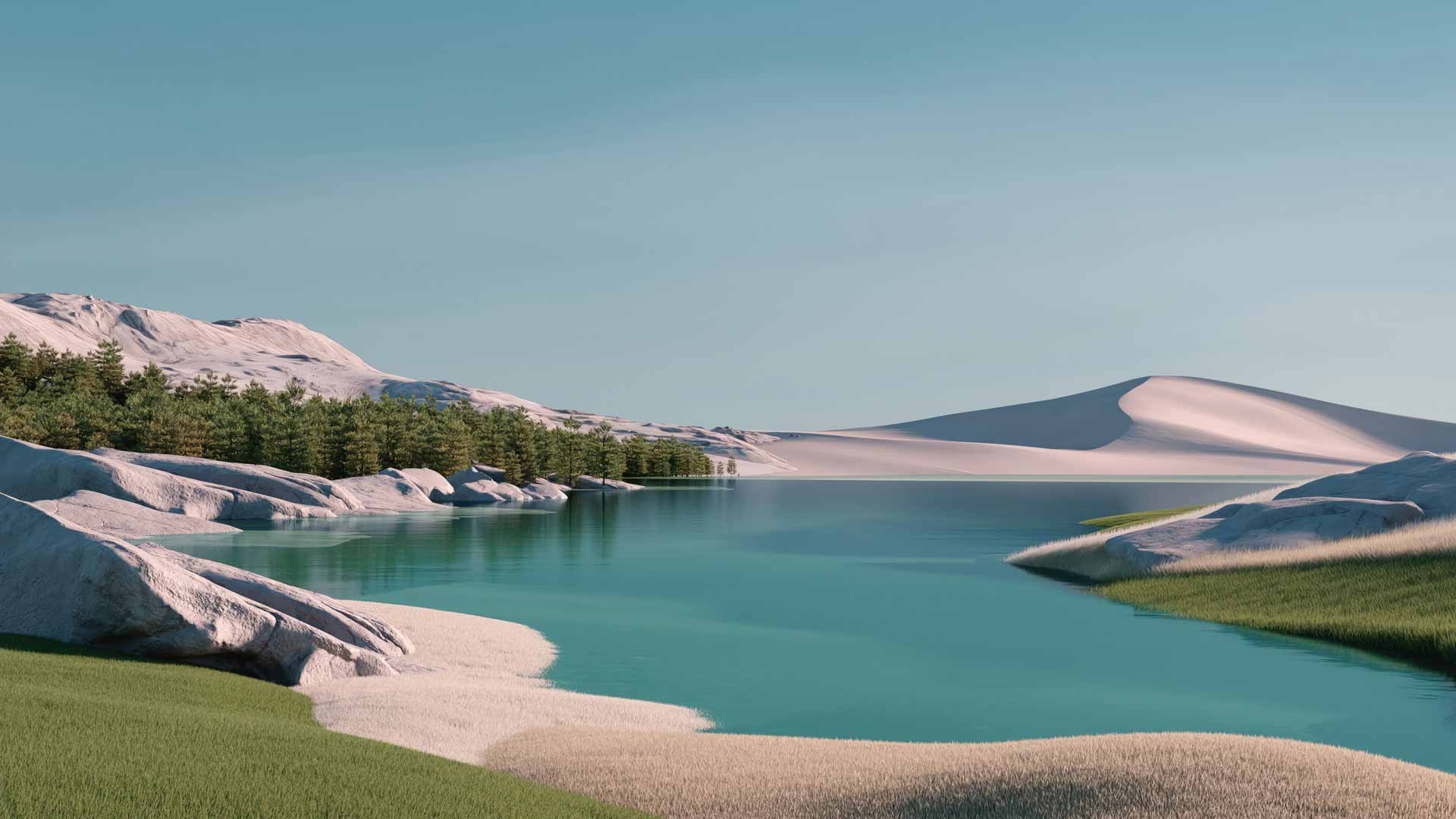 Windows 11 风景 4K壁纸