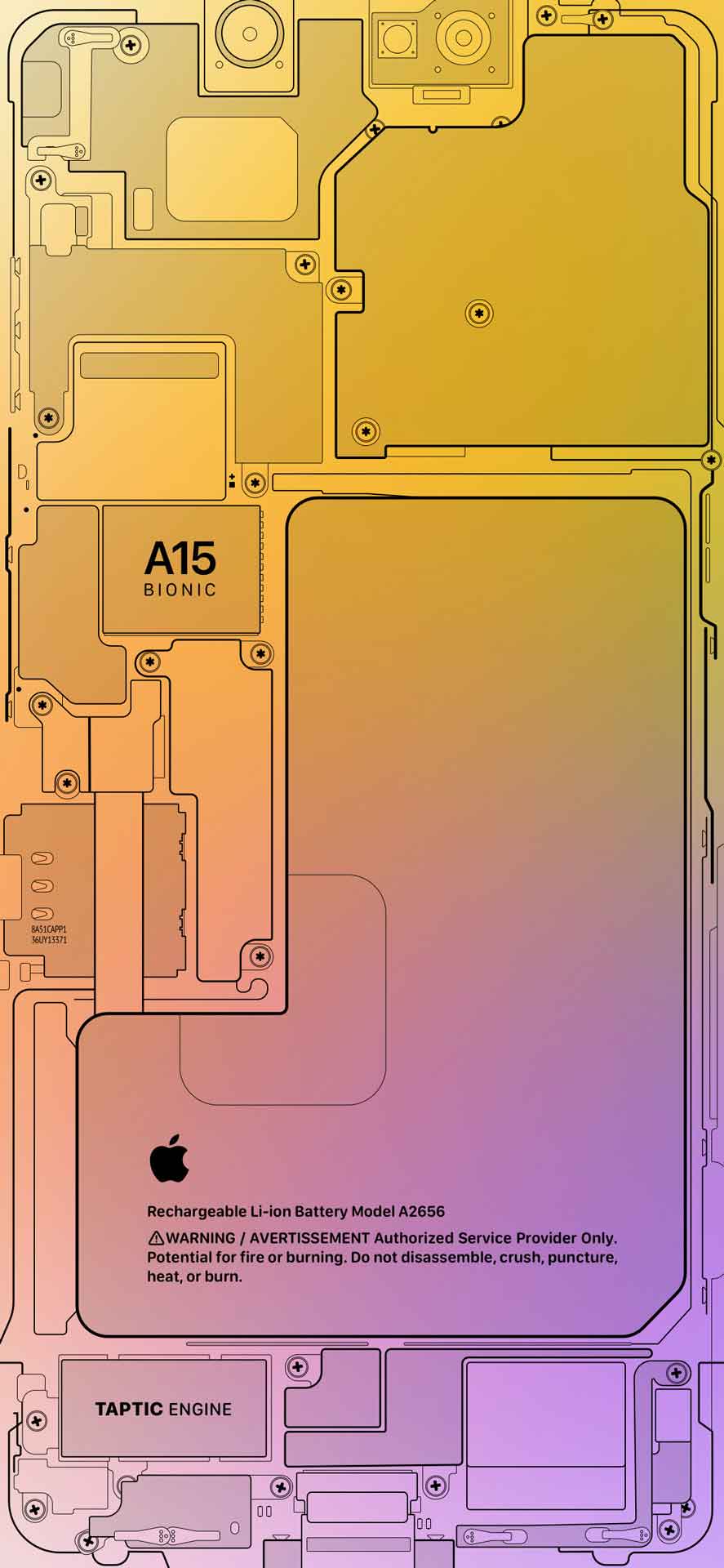 iPhone A15 透视壁纸