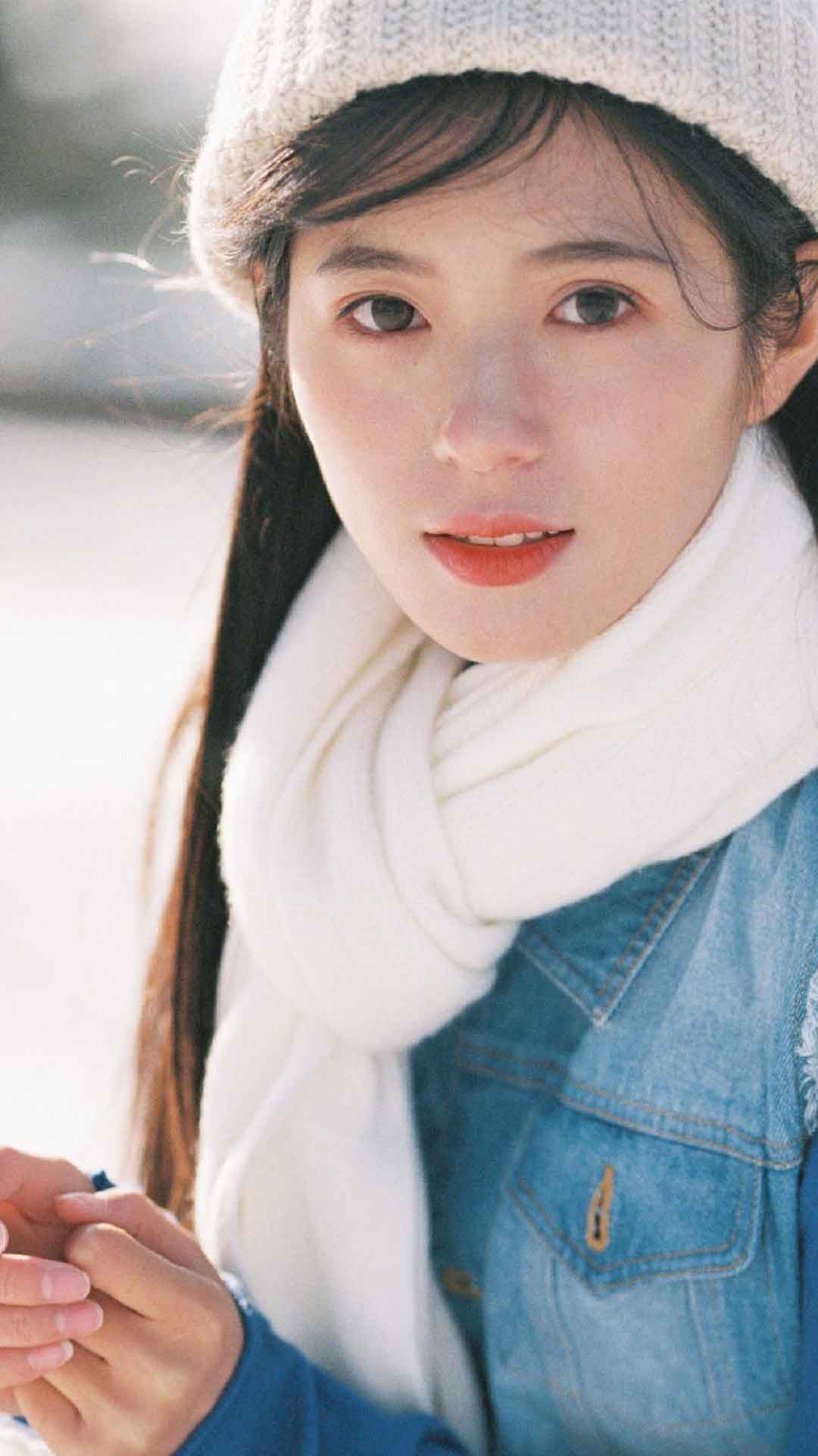 少女雪中清纯唯美写真