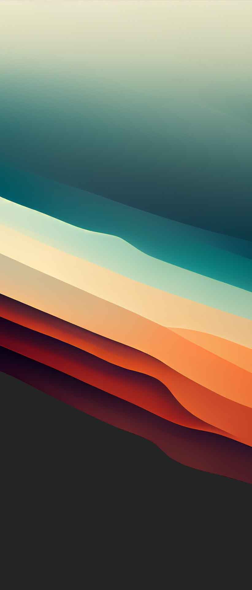 舒缓多彩隐藏Dock壁纸