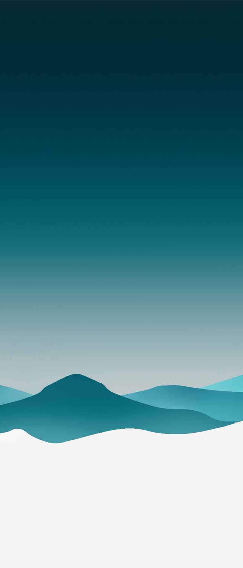 最小的彩色 iPhone 隐藏 Dock 壁纸