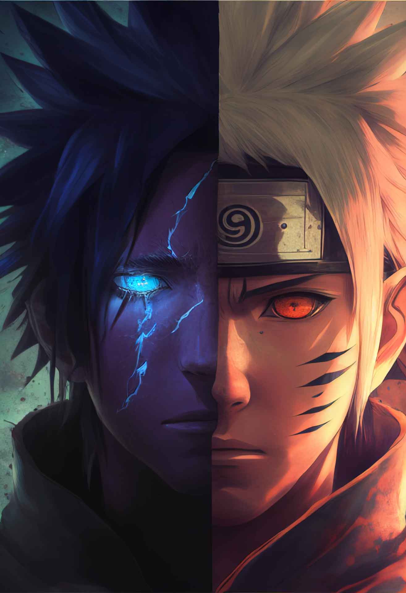 火影忍者和佐助壁纸