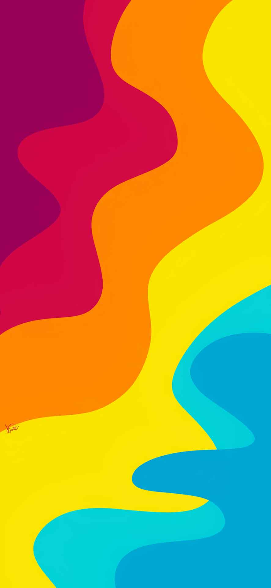 夏日炎热的海浪