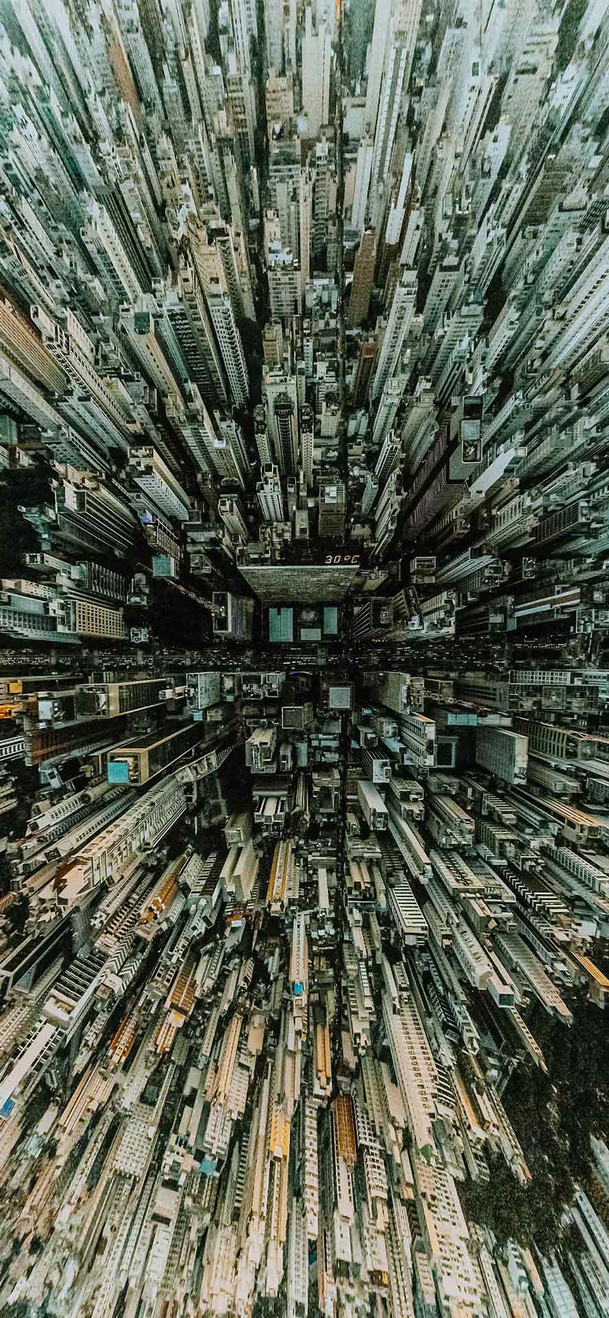 城市航拍鸟瞰壁纸