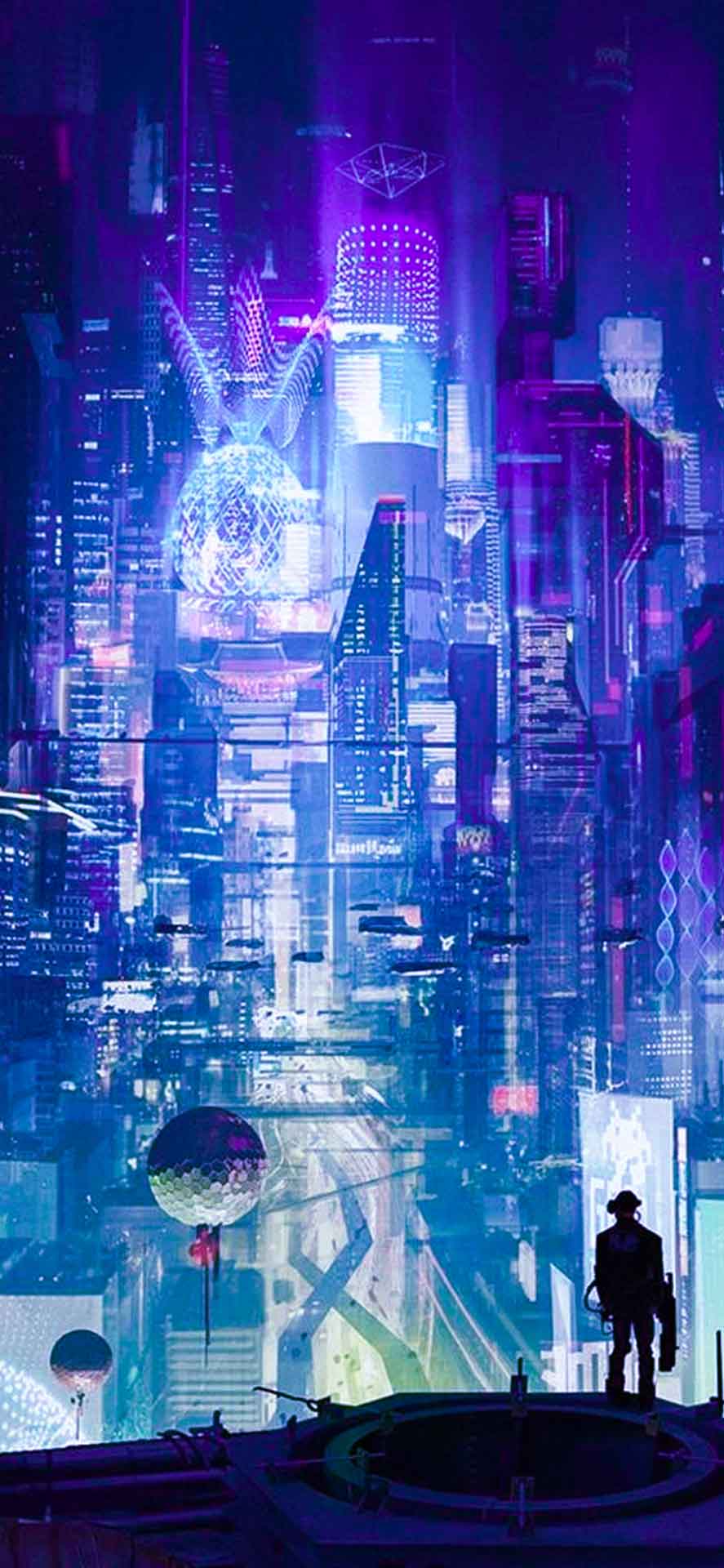 赛博朋克城市壁纸