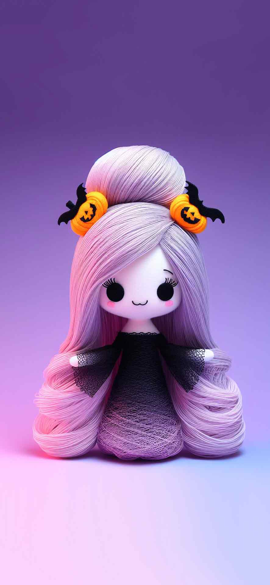 棉花女婴，万圣节壁纸 01