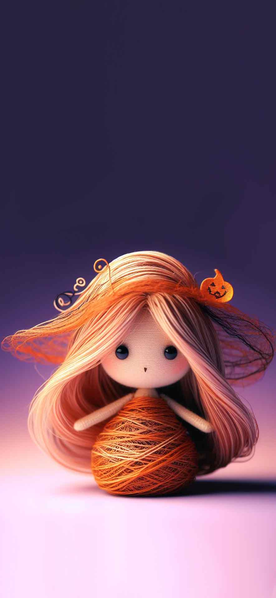 棉花女婴，万圣节壁纸 03