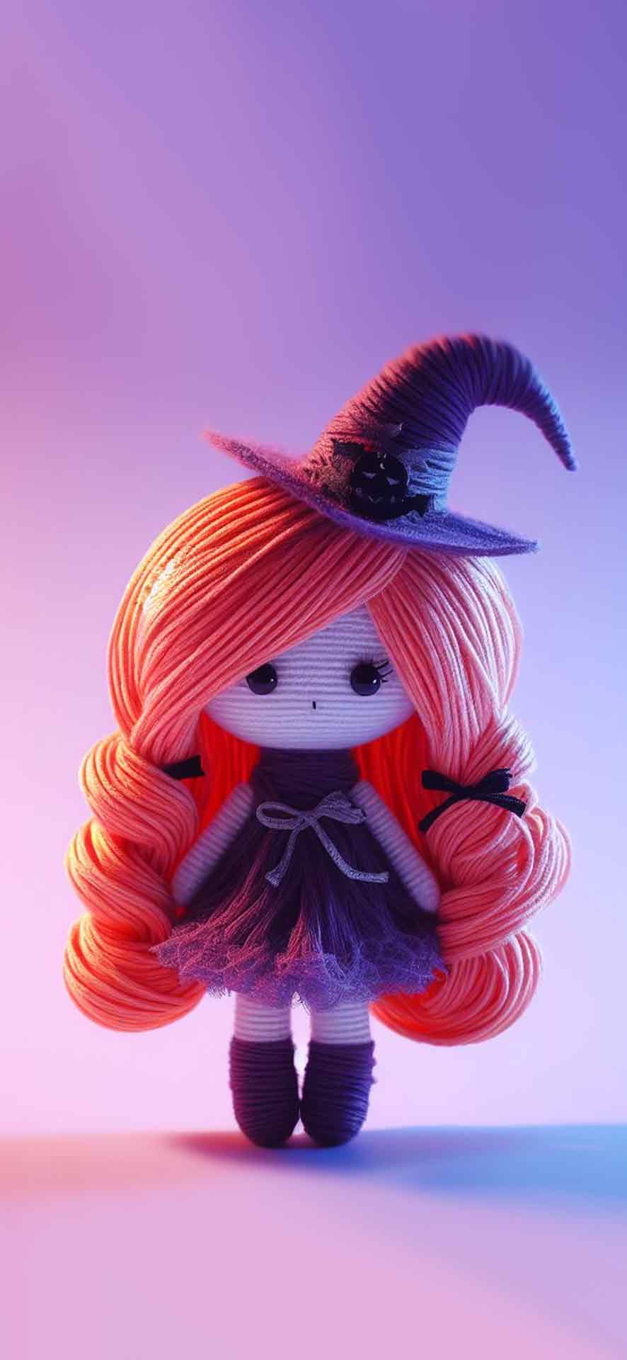 棉花女婴，万圣节壁纸 04