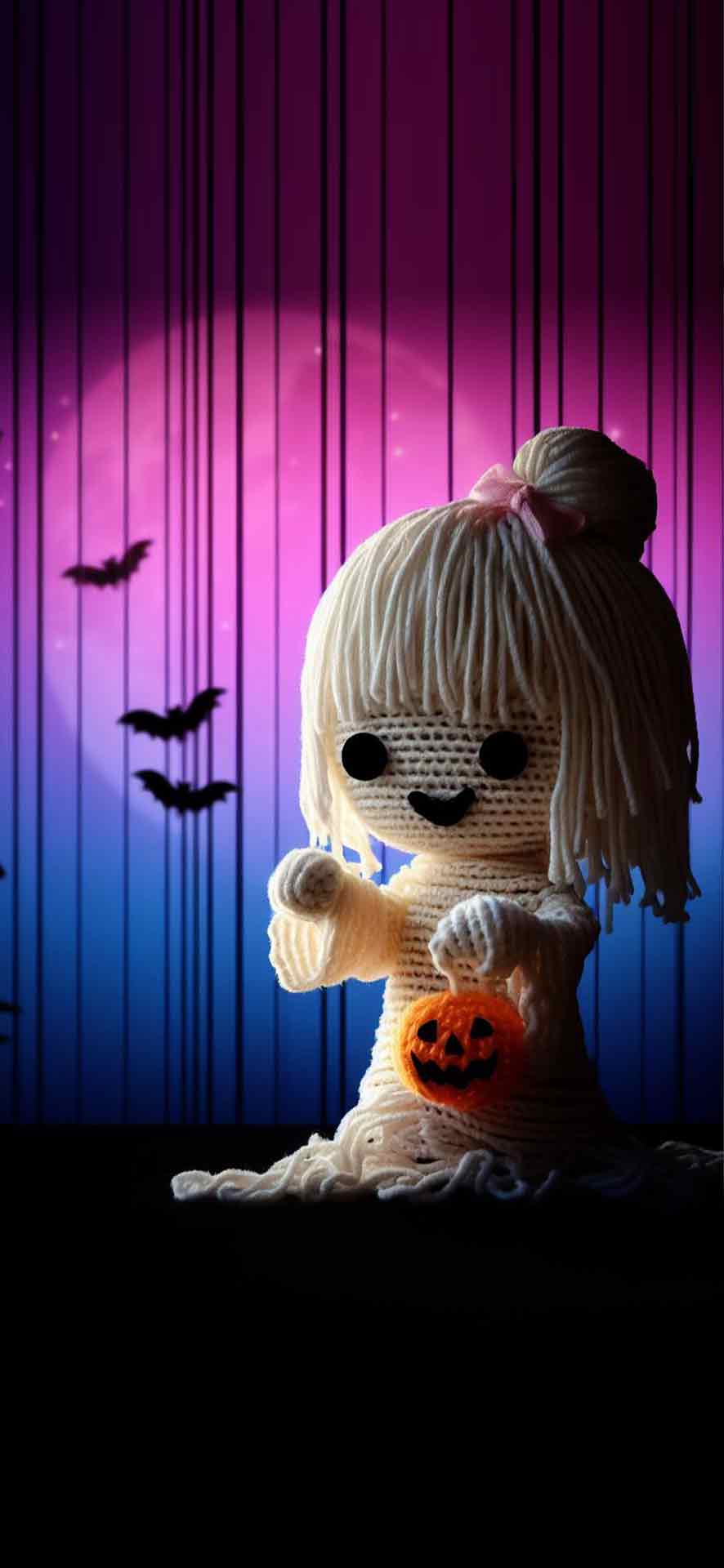 棉花女婴，万圣节壁纸 17