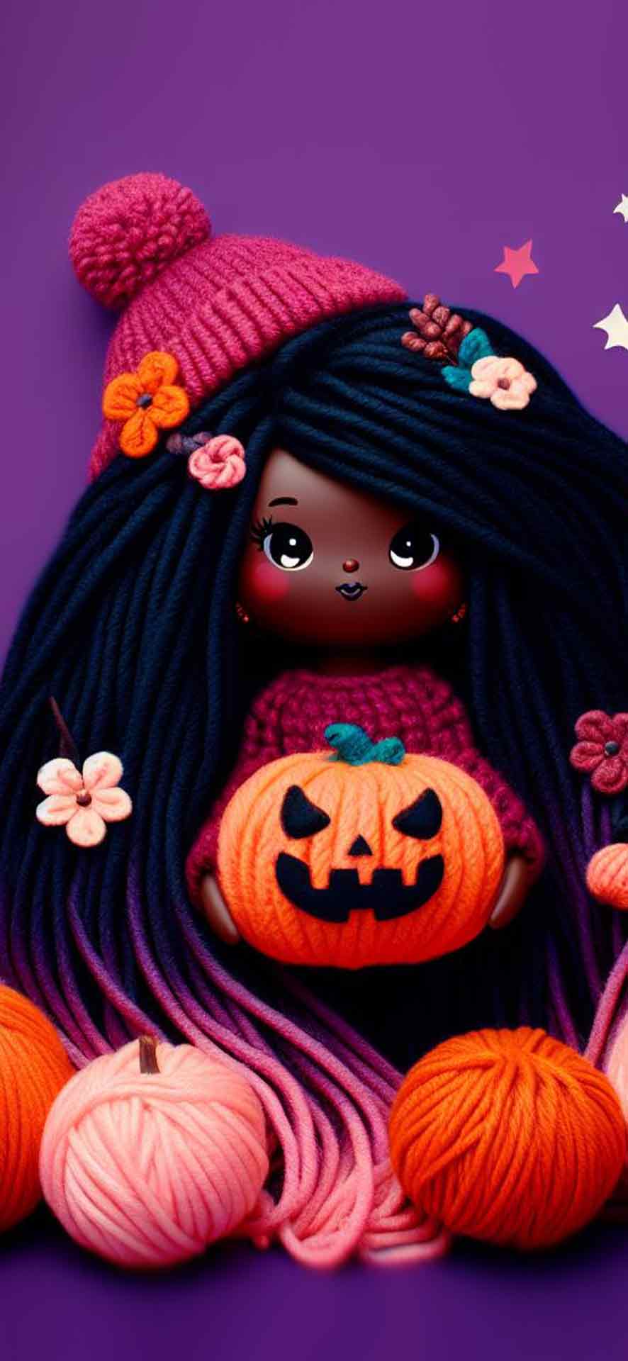 棉花女婴，万圣节壁纸 20