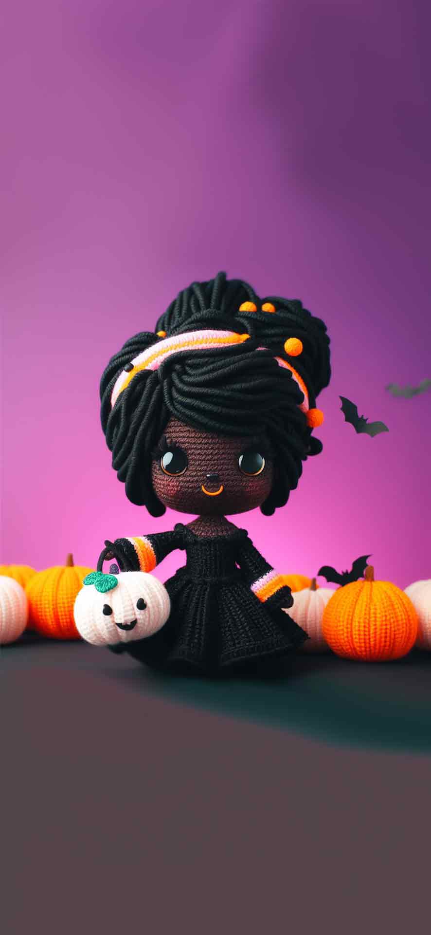 棉花女婴，万圣节壁纸 23