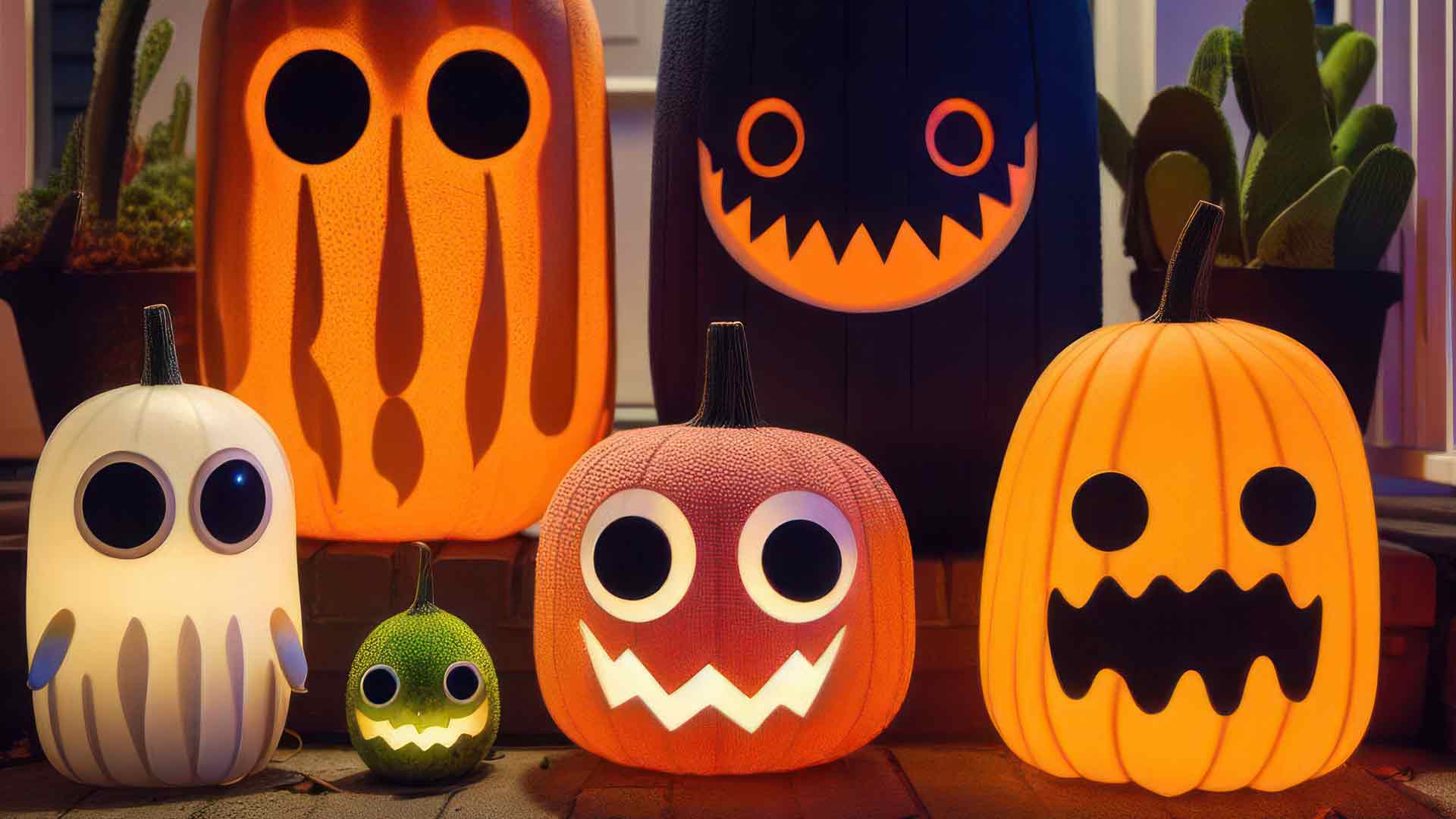 万圣节南瓜灯 必应壁纸