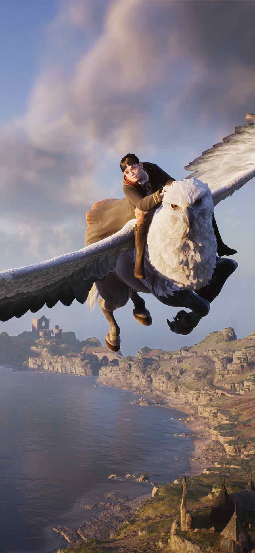 霍格沃茨遗产飞行鹰头马身有翼兽之遗壁纸