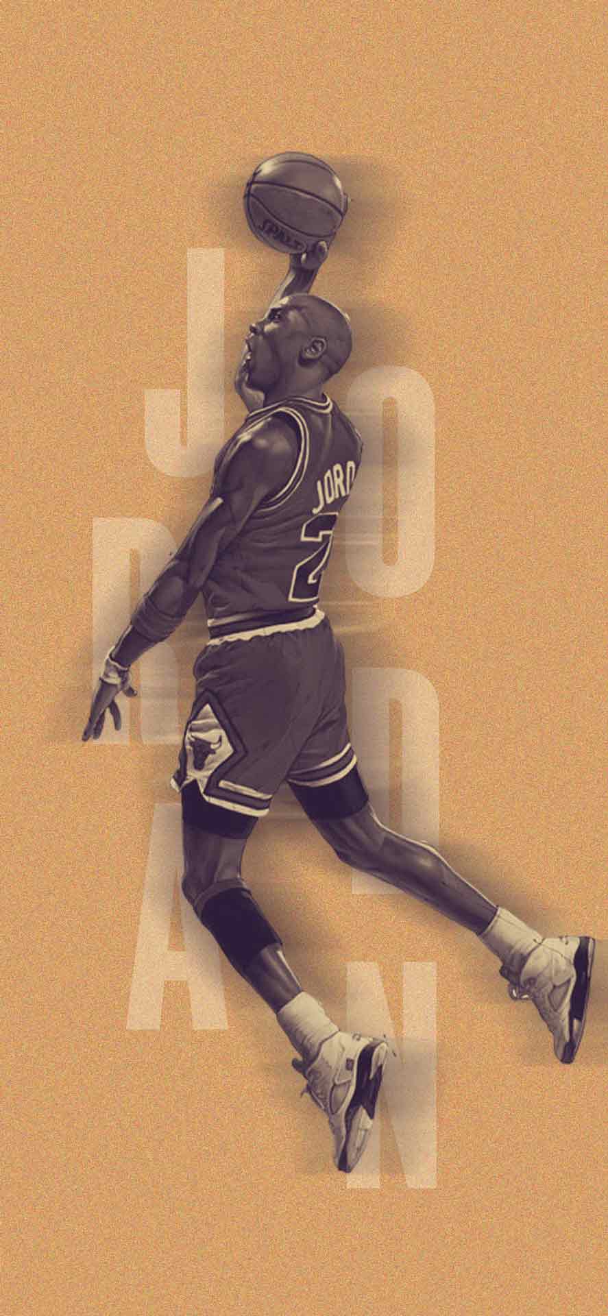 迈克尔·乔丹扣篮壁纸