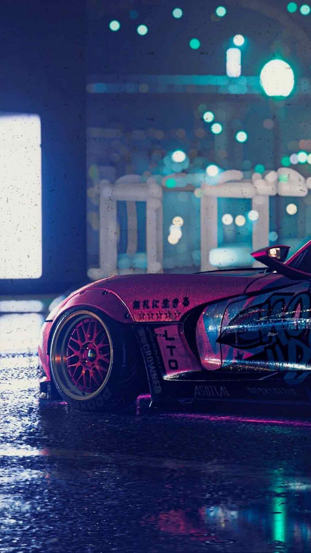 红色超级跑车手机壁纸