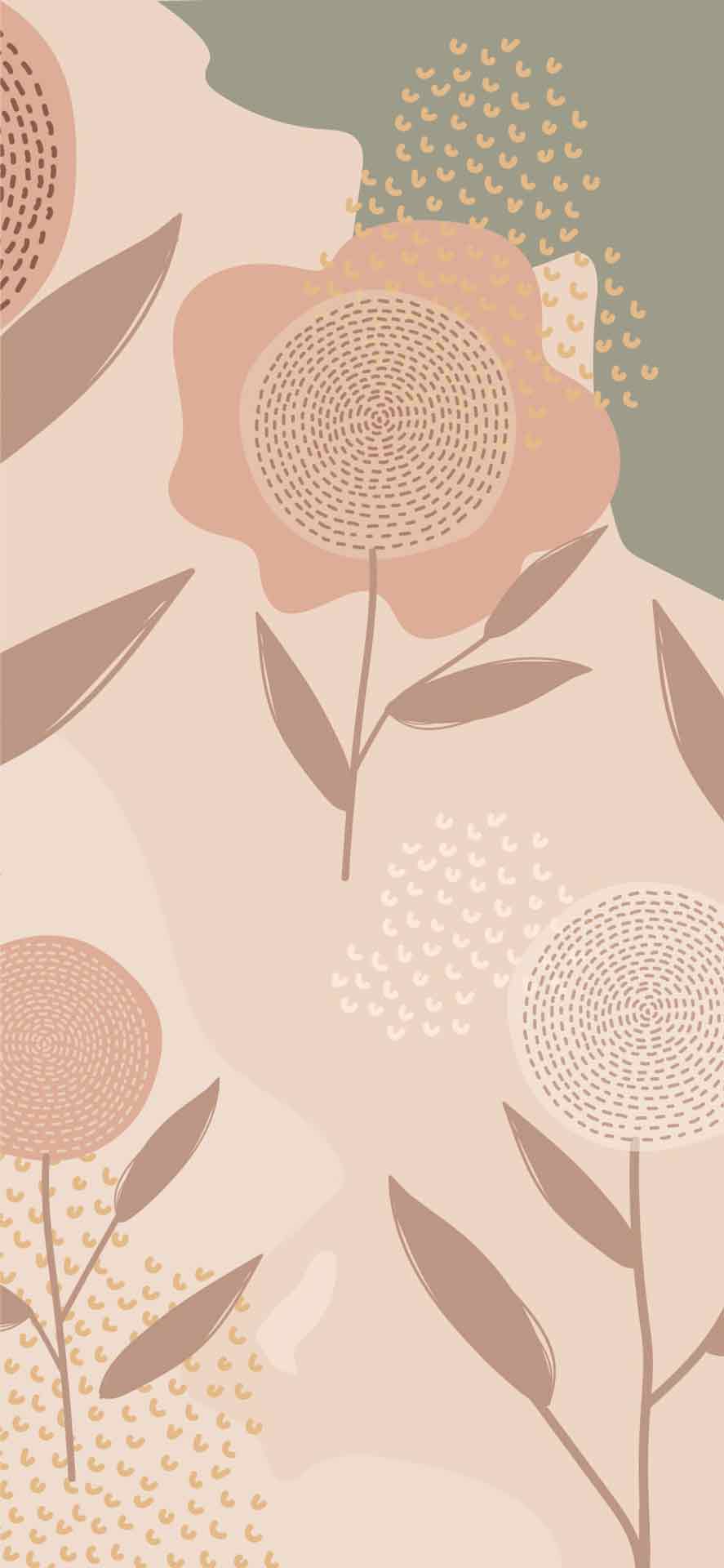 鲜花波西米亚风美学壁纸