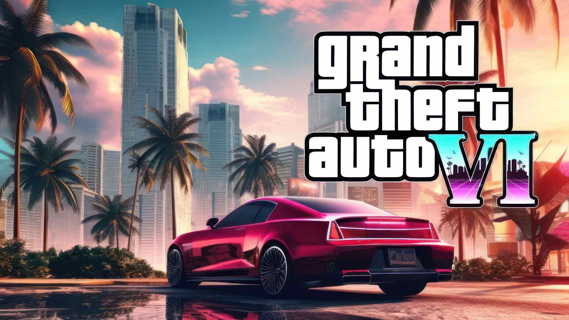GTA 6 汽车城 4K壁纸