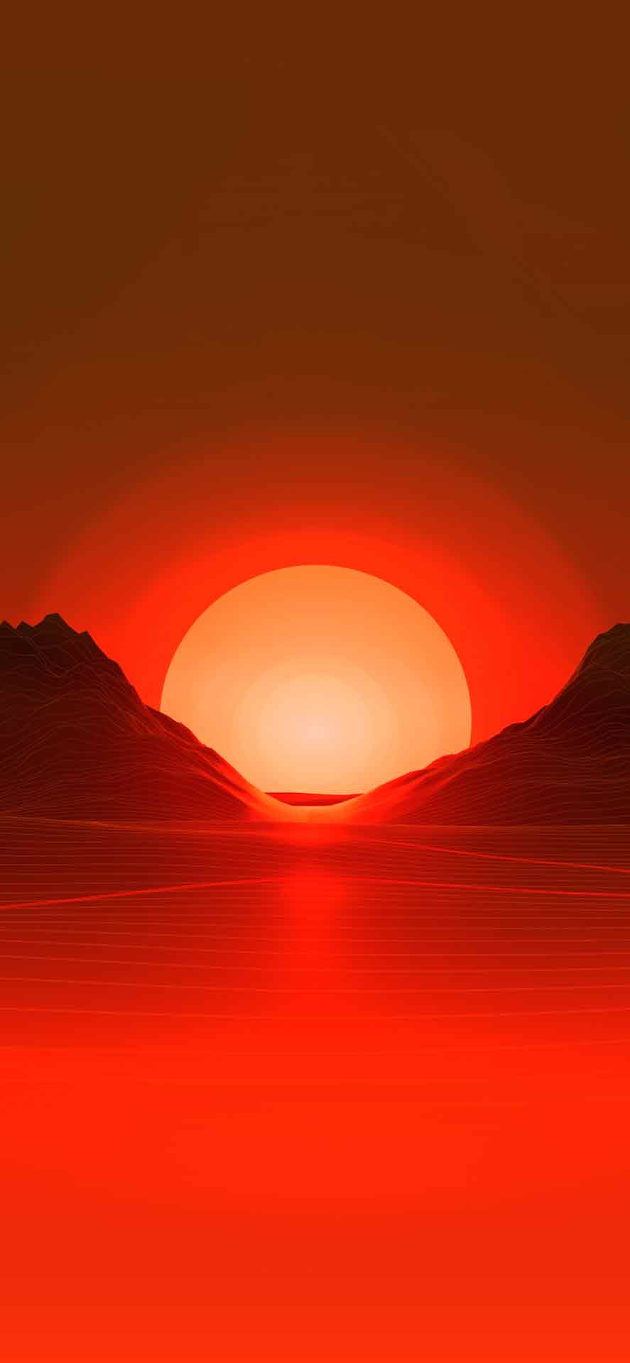 海洋风格的日落背景