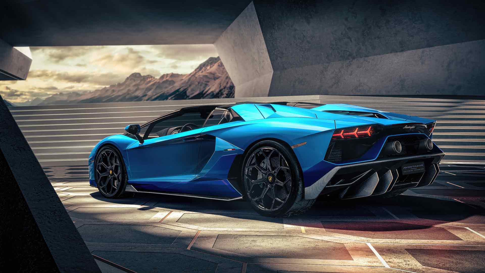 2023 兰博基尼 Aventador Ultimae 动态尾部 2K