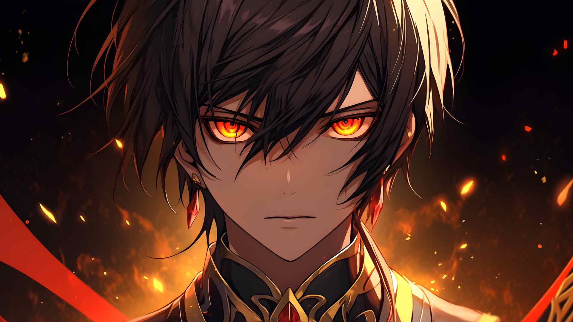 CODE GEASS 鲁鲁修 眼睛发光桌面壁纸
