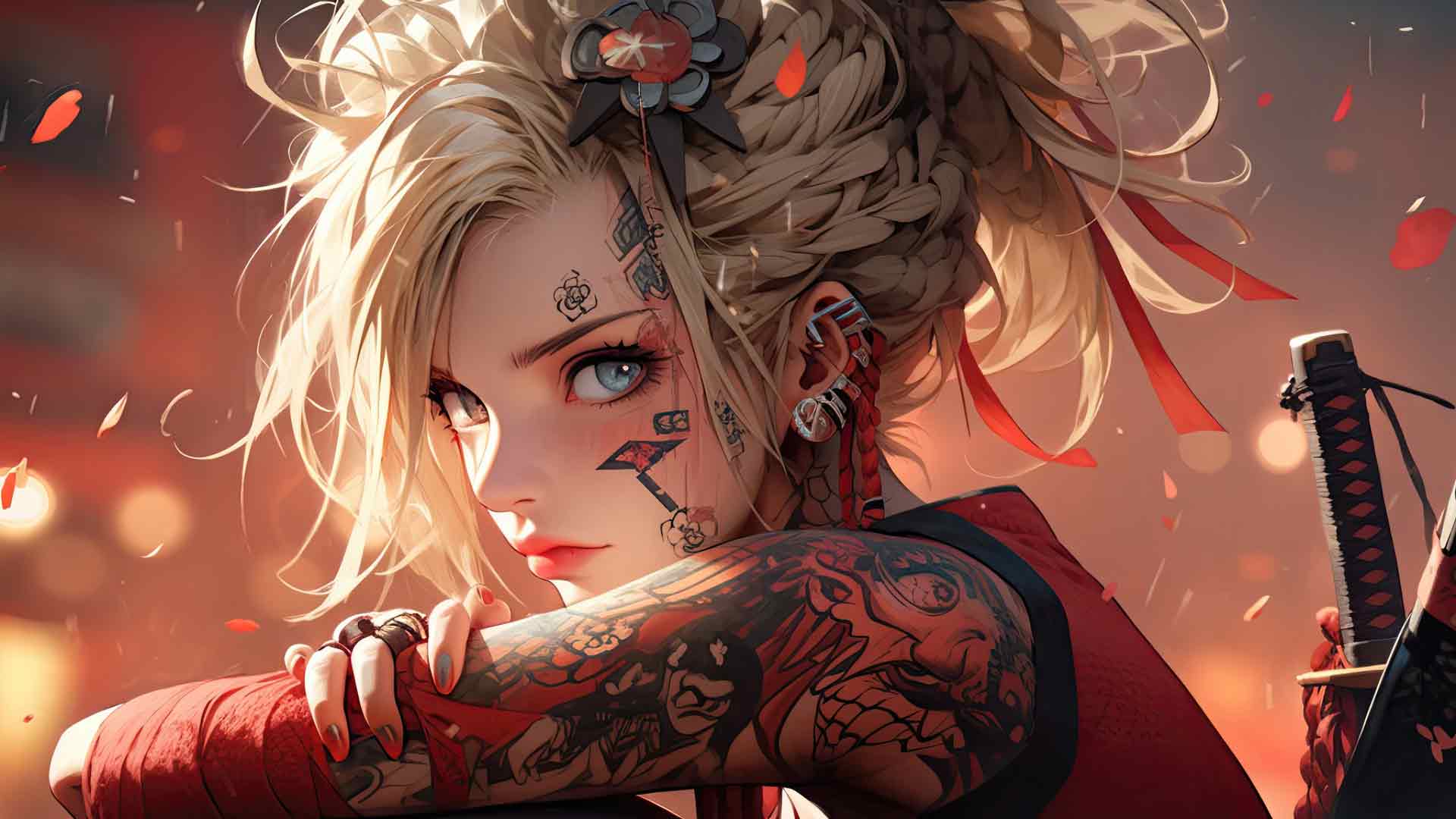武士刀新东京的密码 露西 5K