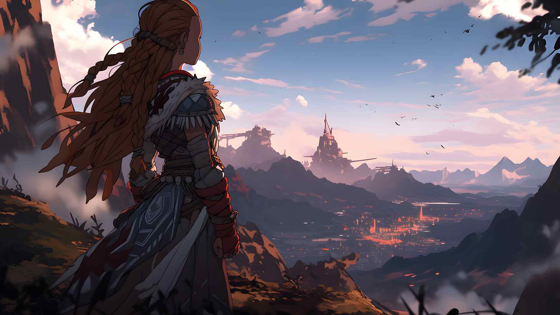 地平线零之黎明风景桌面壁纸