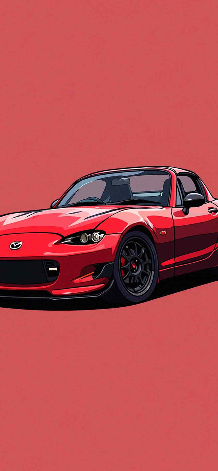 马自达 MIATA MX-5 红色壁纸
