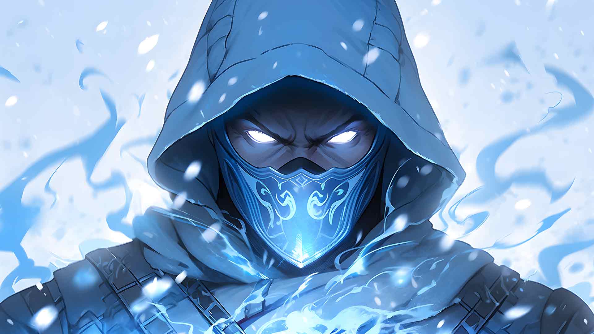 MK SUB-ZERO 冰焰 桌面壁纸