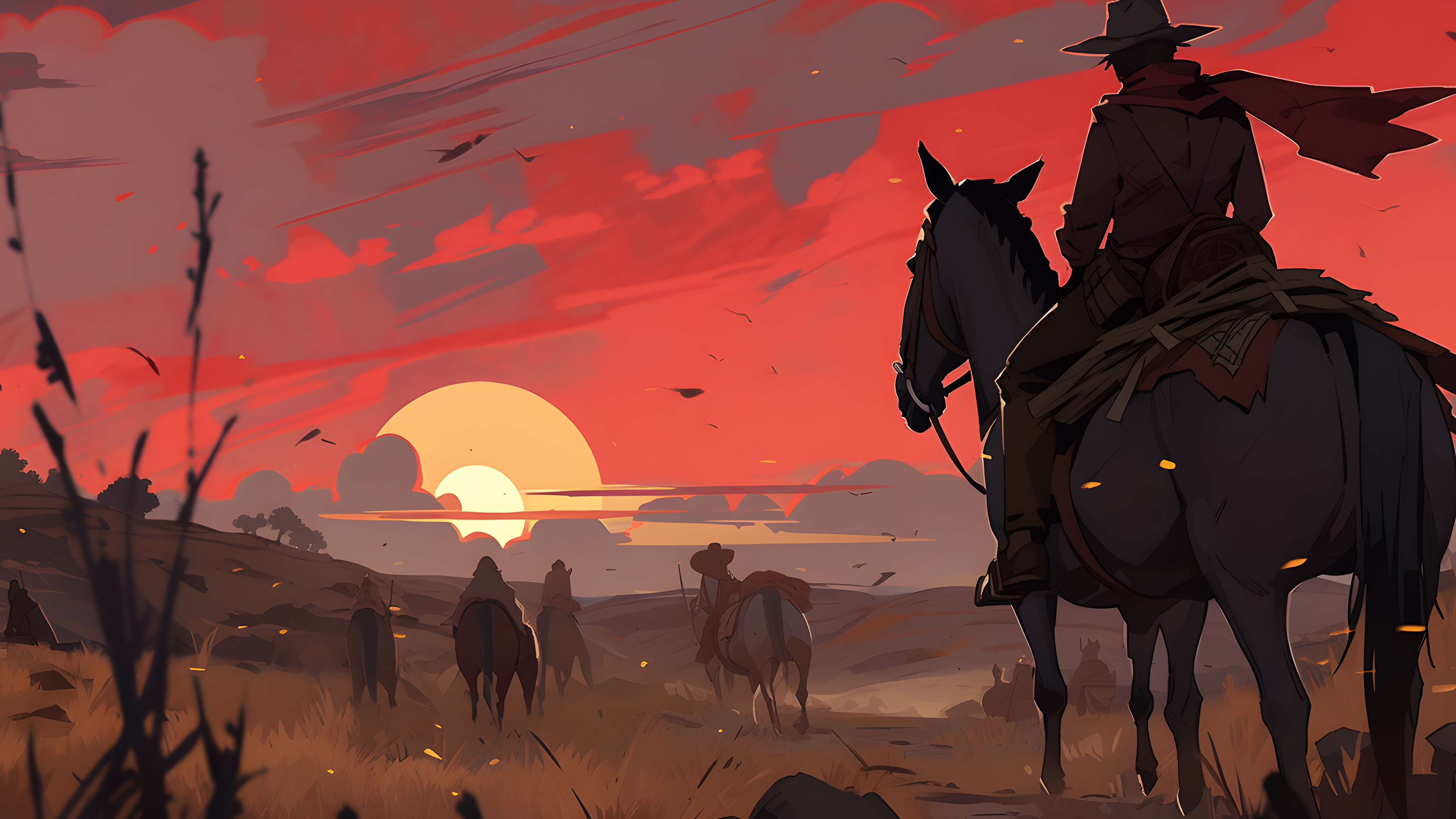 RDR 亚瑟摩根马壁纸