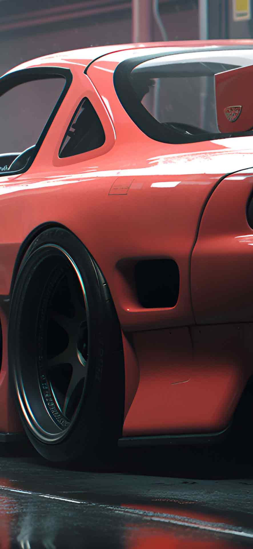 红色马自达 RX-7 壁纸