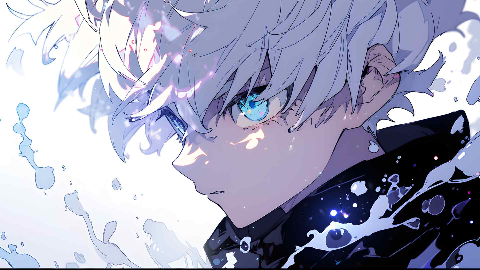 HUNTER X HUNTER KILLUA 白色桌面壁纸
