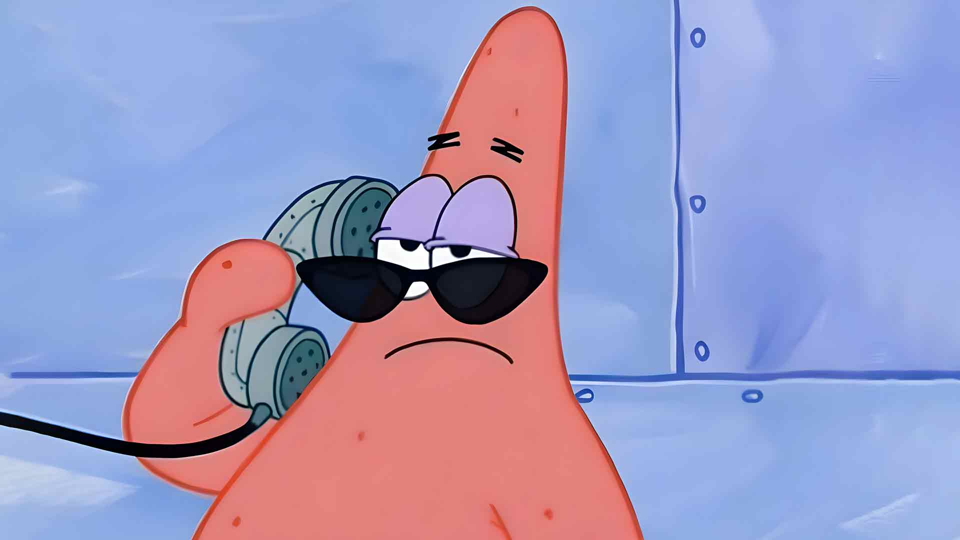 海绵宝宝酷帕特里克在眼镜桌面壁纸