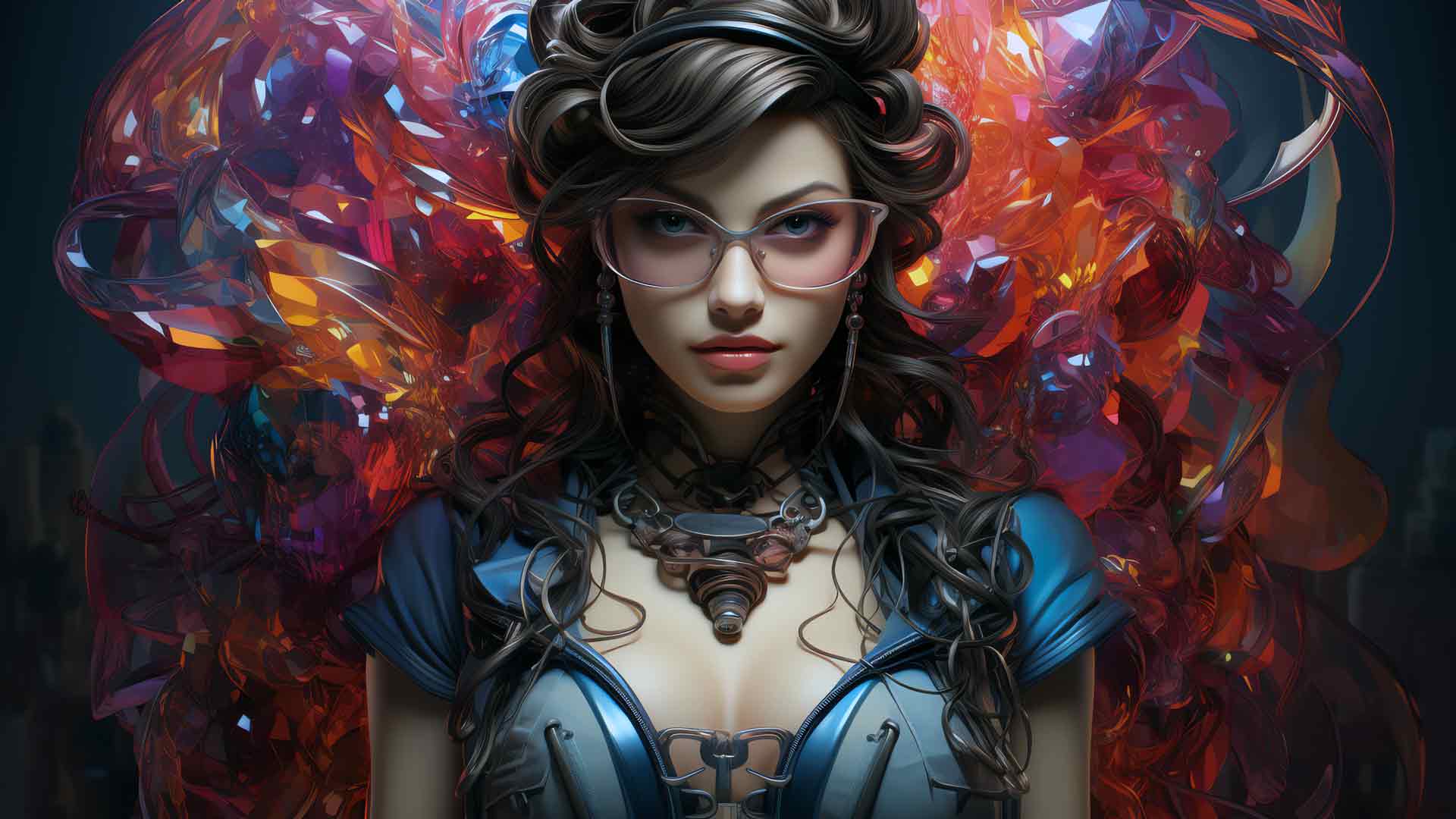 游戏女神：以美丽角色为特色的桌面壁纸