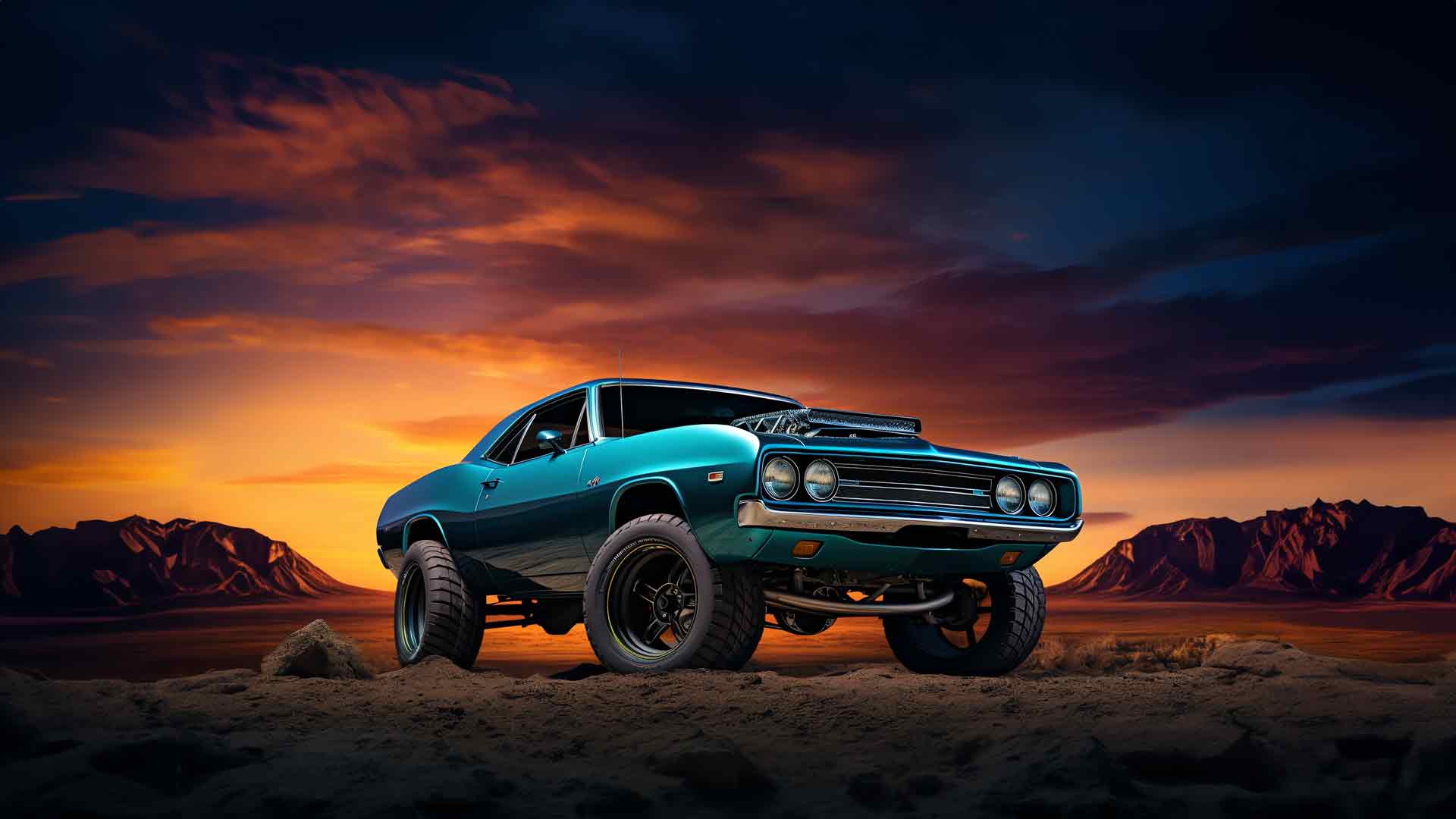 道奇汽车4K壁纸