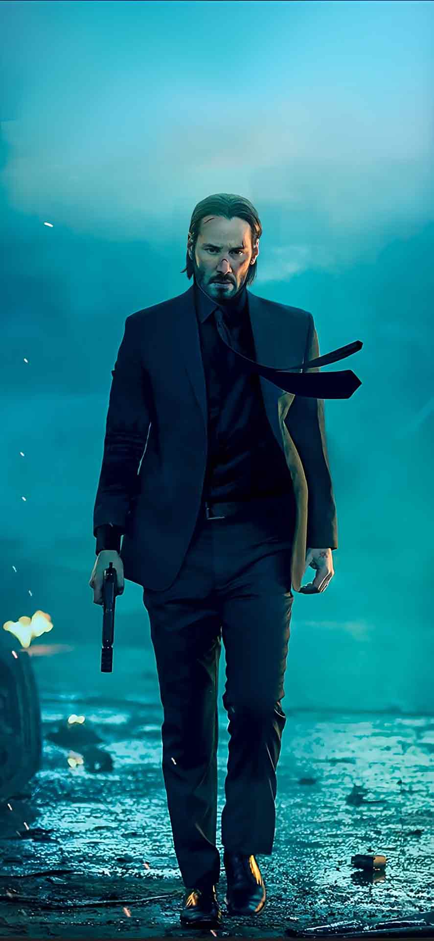 John Wick iPhone 深度效果壁纸 02