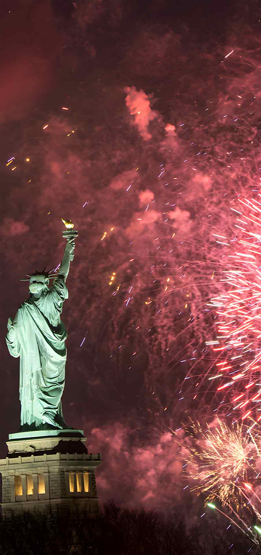 纽约 2024 年新年烟花壁纸 02