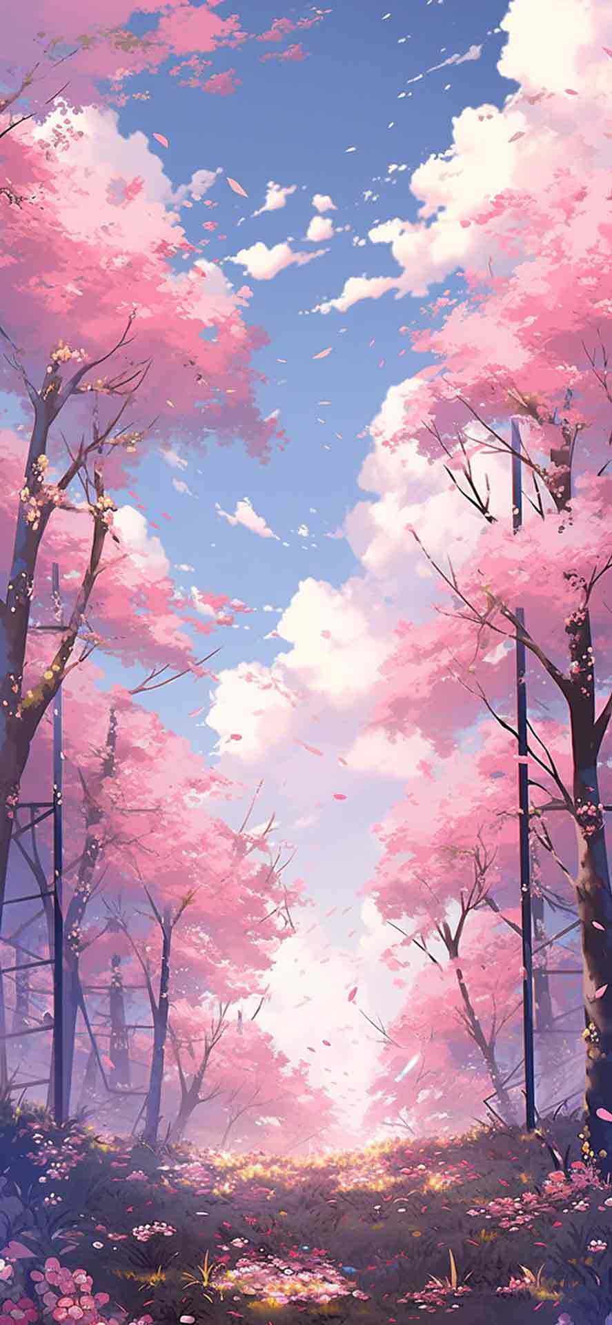 樱花林动漫壁纸