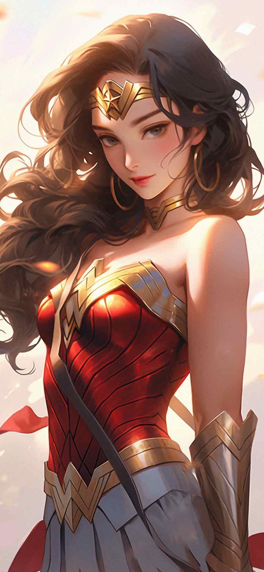 可爱的神奇女侠艺术壁纸