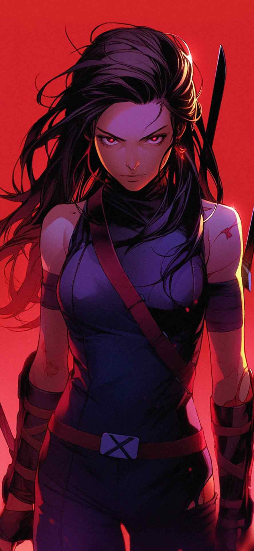 X-23红色唯美壁纸