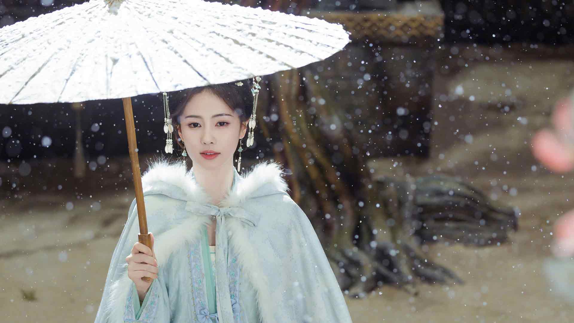 宁安如梦 白鹿 古装美女4K桌面壁纸