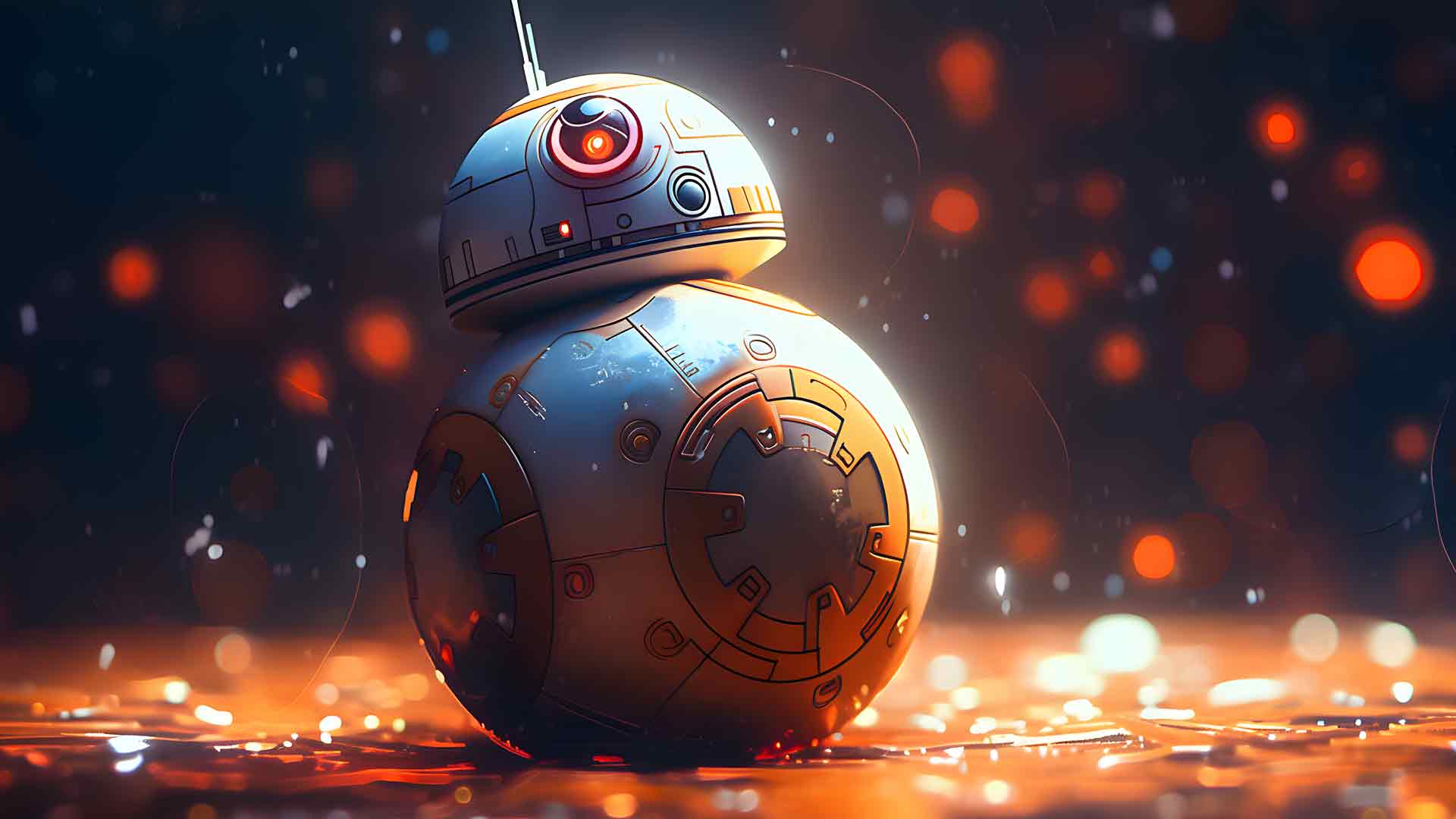 唯美BB-8星球大战桌面壁纸