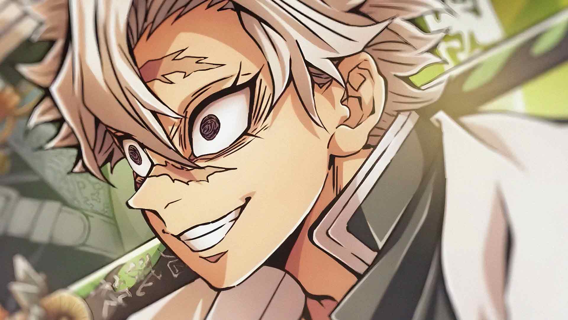 鬼灭之刃SANEMI与剑桌面壁纸