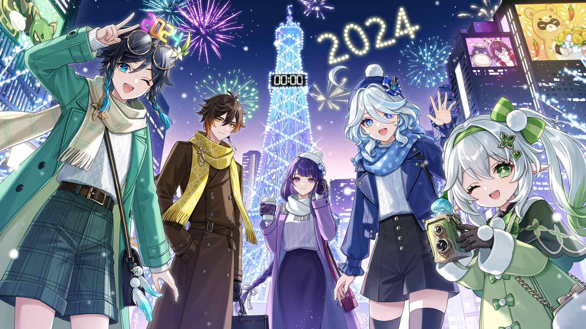 原神，新年庆祝活动壁纸