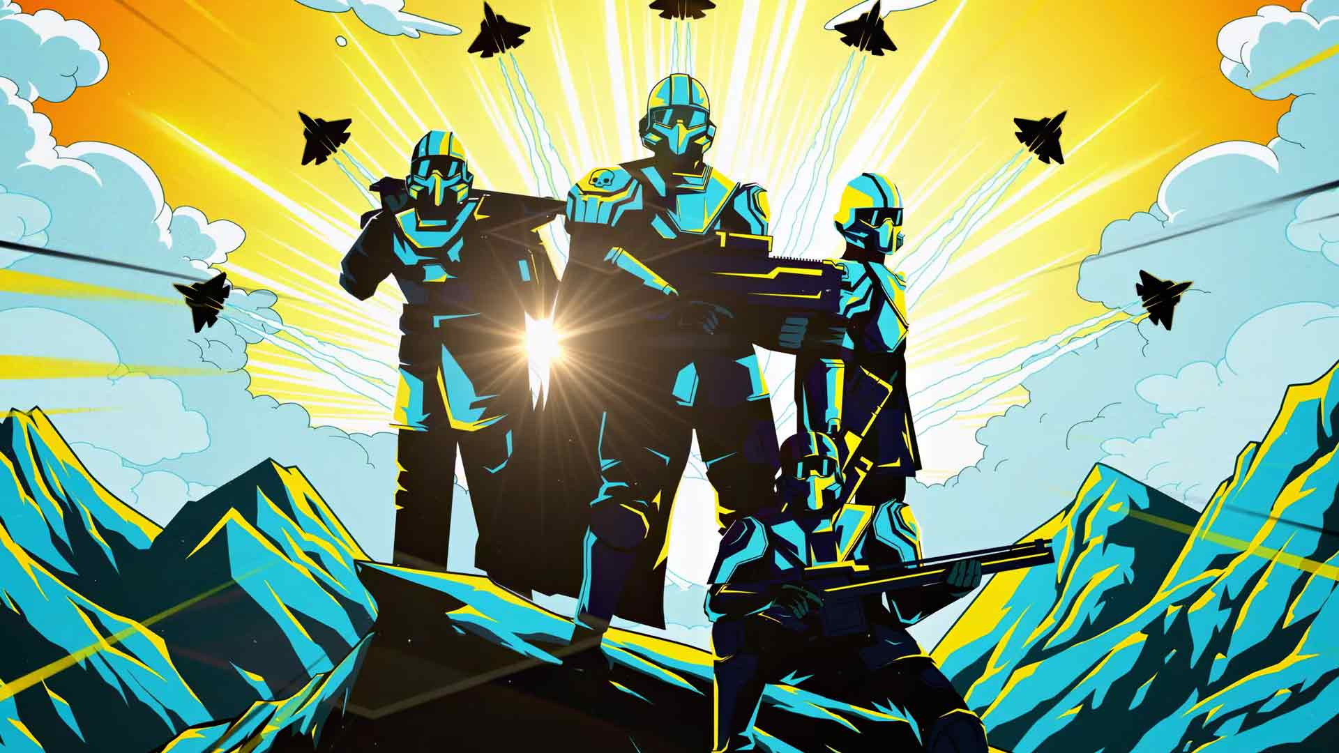 《绝地战警 2》士兵艺术桌面壁纸