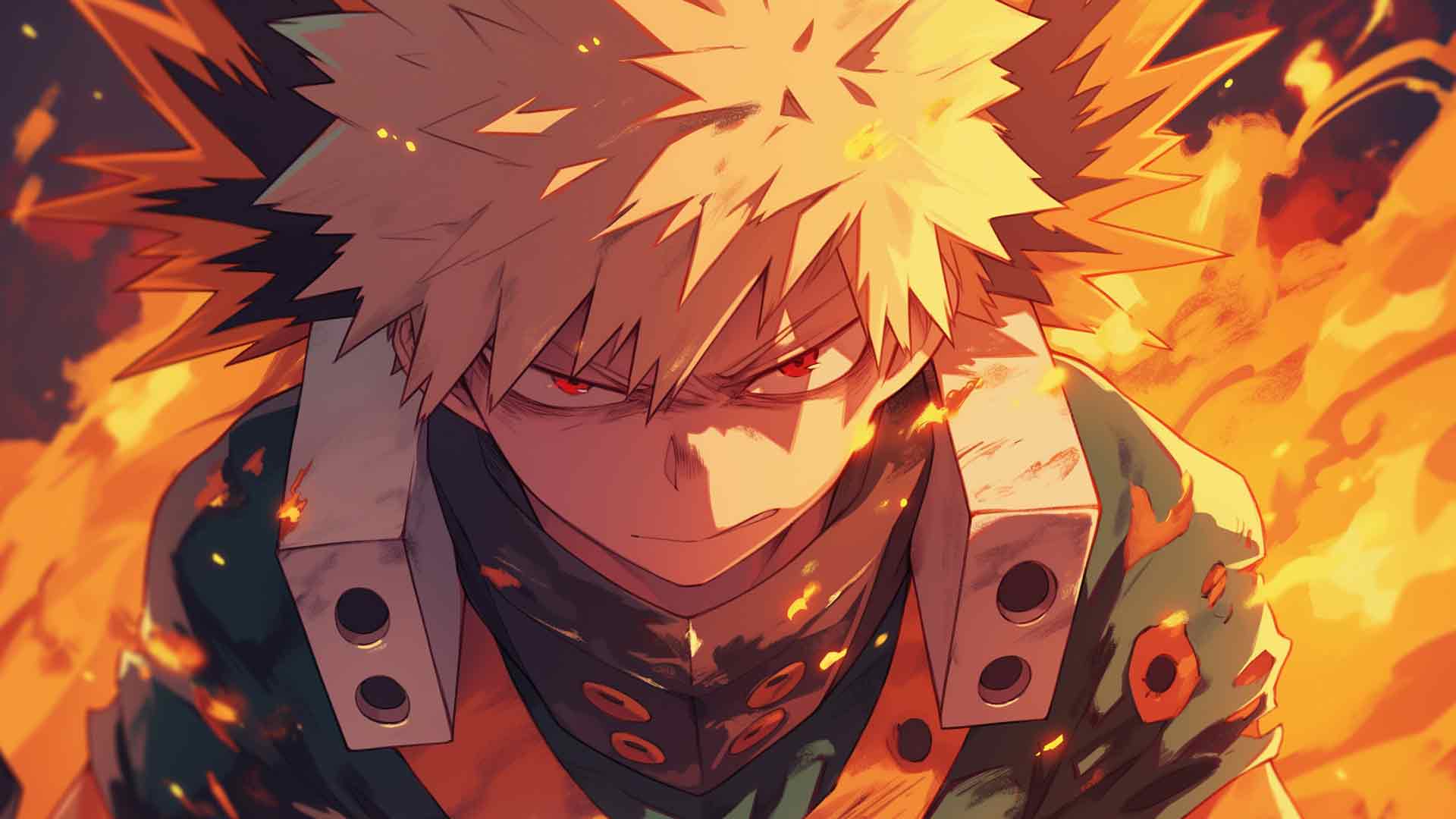 MHA KATSUKI BAKUGO 火热桌面壁纸