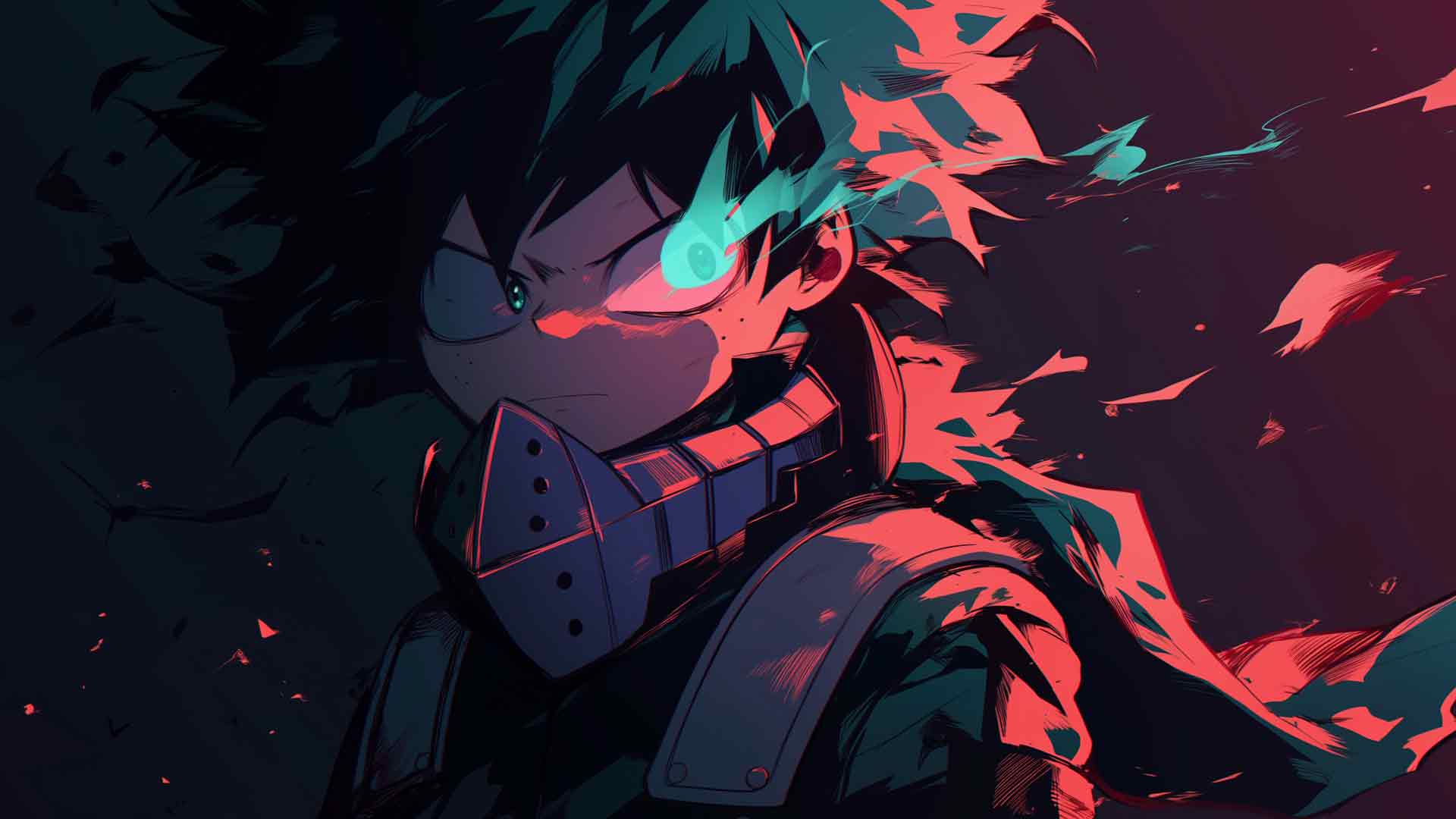 我的英雄学院 DEKU 黑暗 桌面壁纸